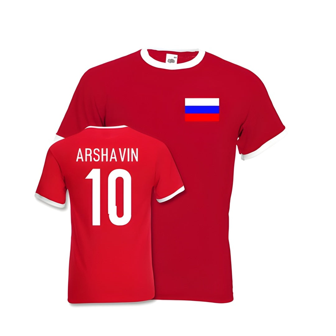 Andrei Arshavin Russia Ringer Tee (red)_0