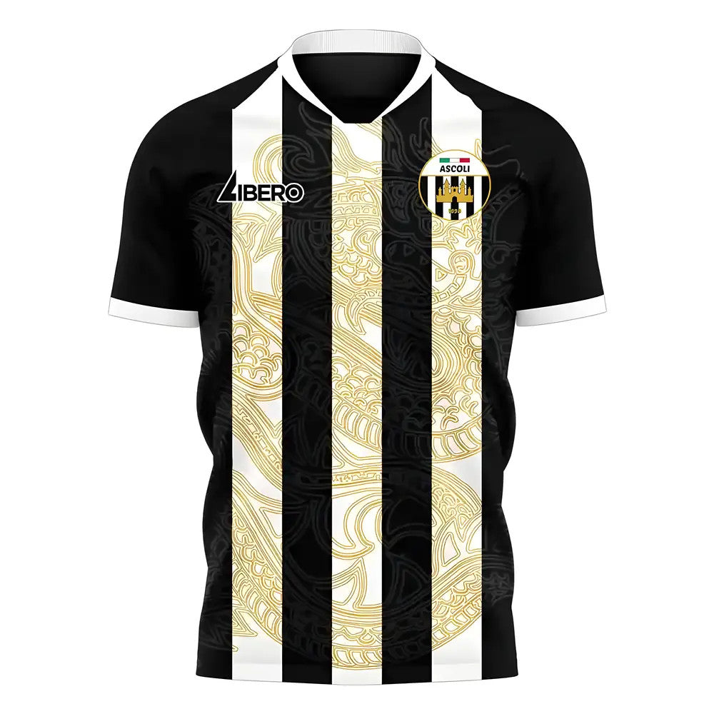 Ascoli 2025-2026 Home Concept Football Kit (Libero) - Little Boys_0