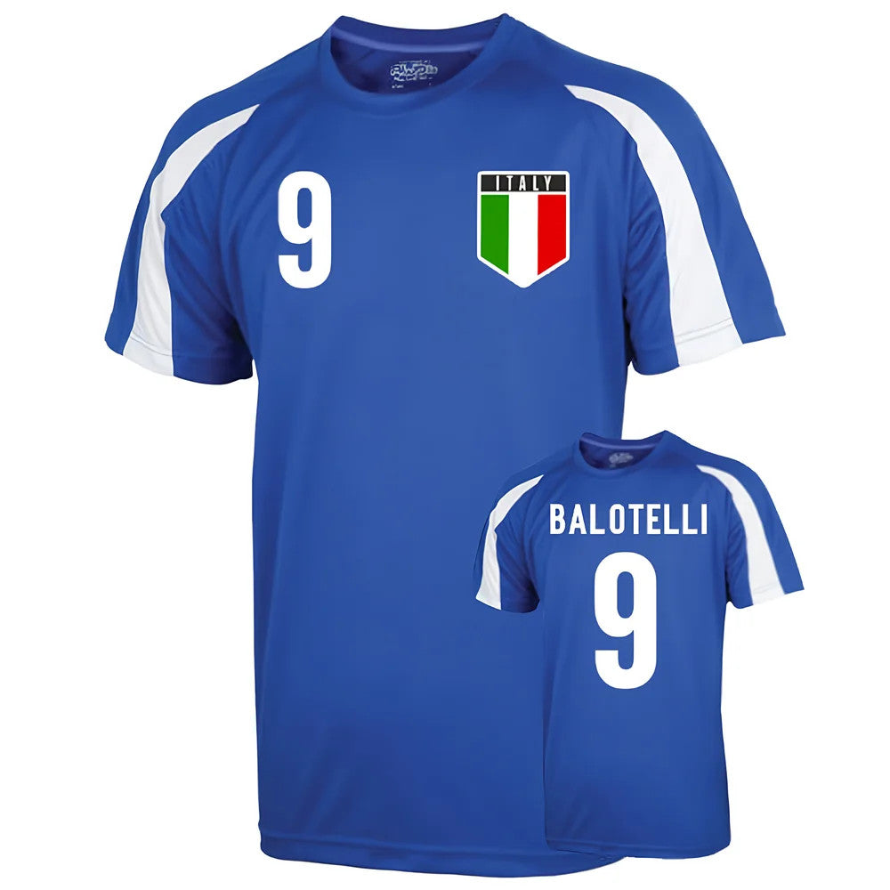 Italy Sports Training Jersey (balotelli 9) - Kids_1