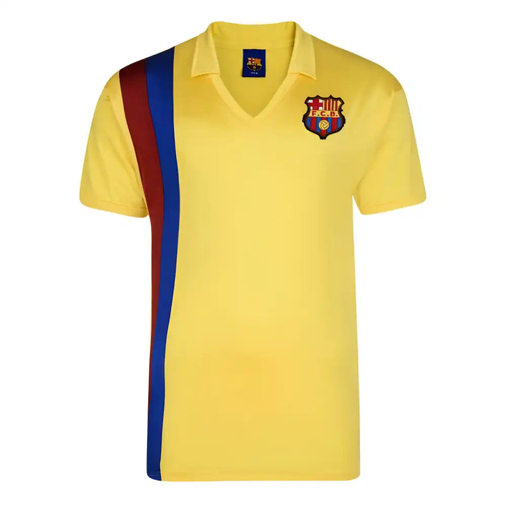 Score Draw Barcelona 1982 Away Shirt (Your Name)_1