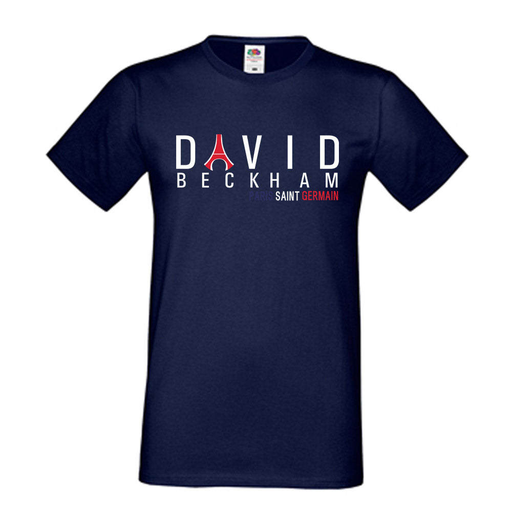 David Beckham PSG Eiffel Tower T-shirt (navy)_0