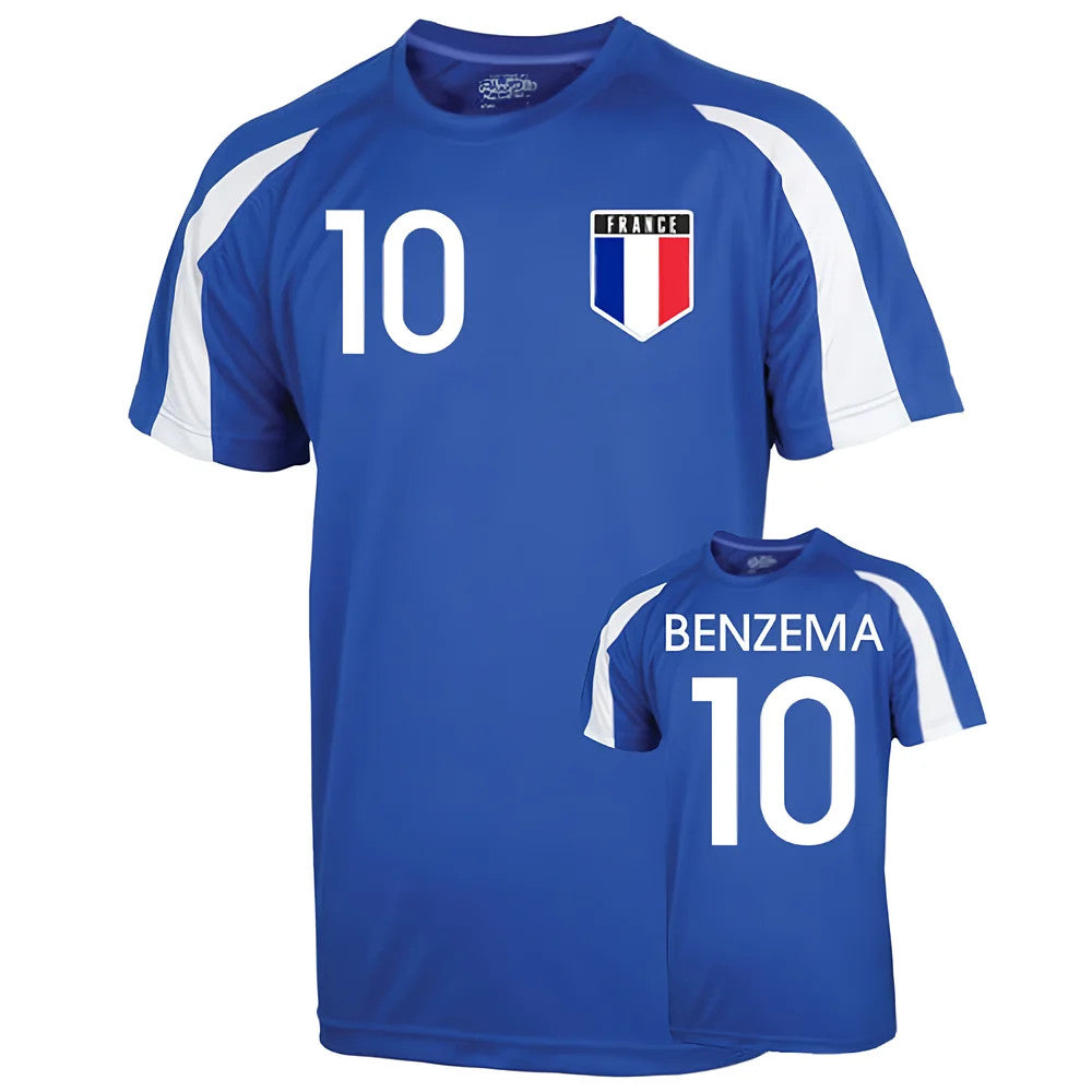 France Sports Training Jersey (benzema 10) - Kids_1