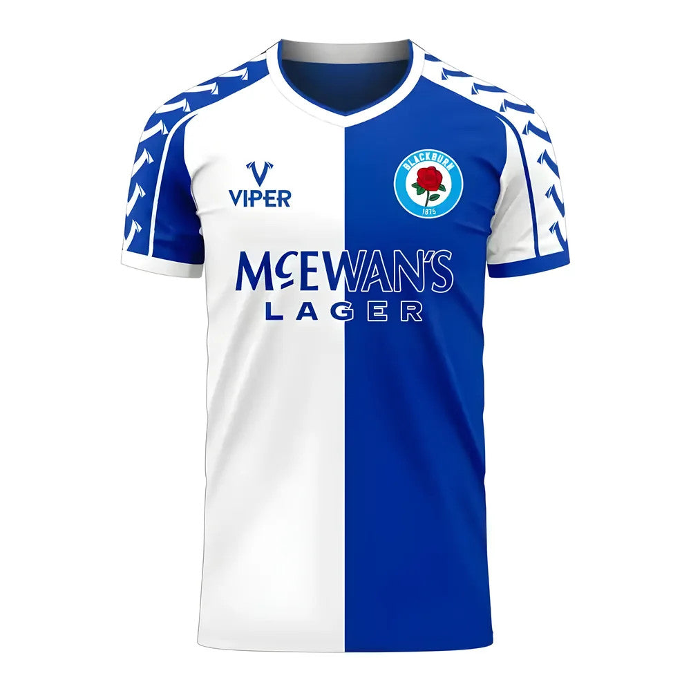 Blackburn 2025-2026 Home Concept Football Kit (Viper) - Adult Long Sleeve_0