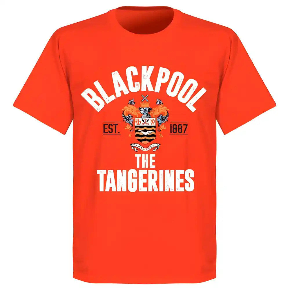 Blackpool Established T-Shirt - Orange_1