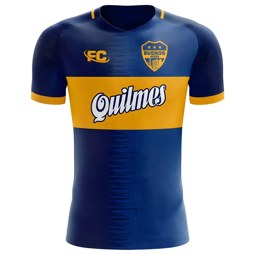 Boca Juniors 2022-2023 Home Concept Football Kit_0