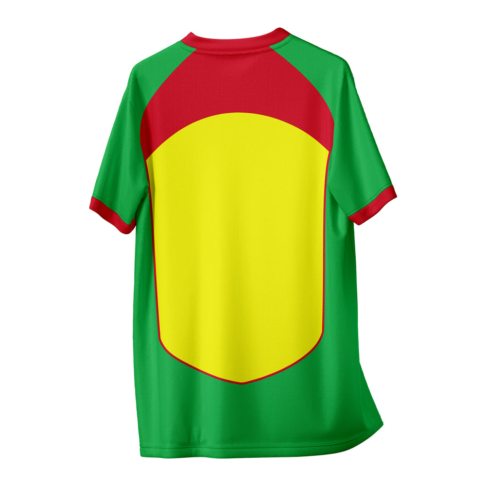 Cameroon 1990 Vintage Style Concept Shirt Kids Short Sleeve_1