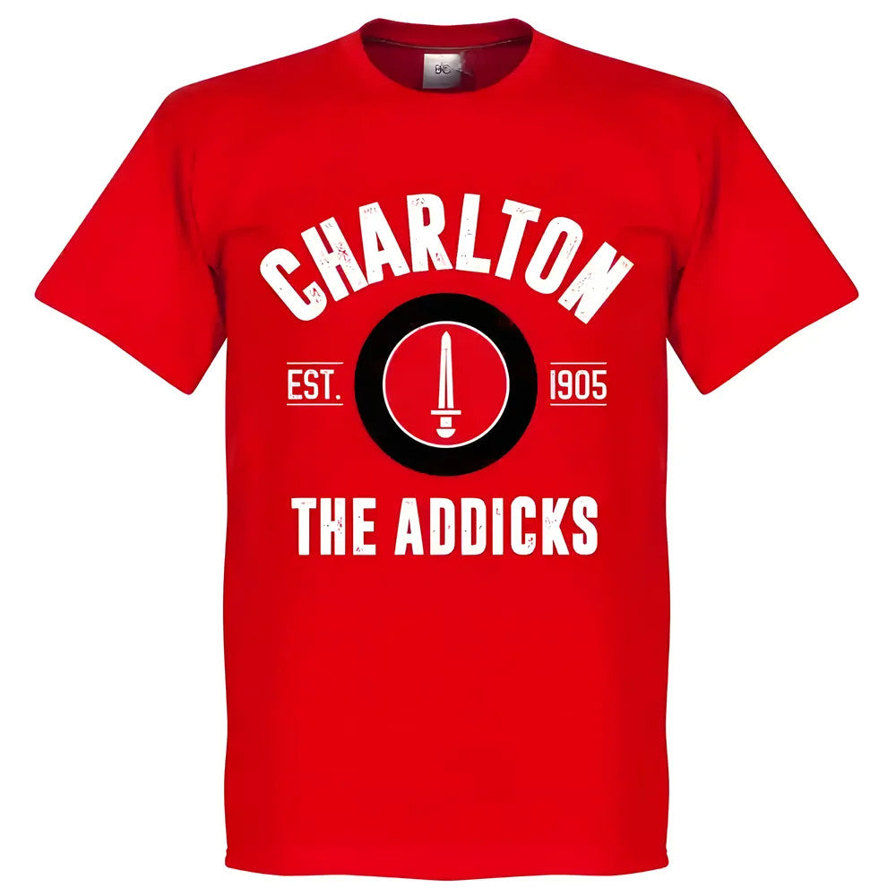 Charlton The Addicks Established T-Shirt - Red_0