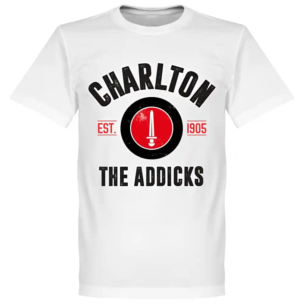 Charlton The Addicks Established T-Shirt - White_0