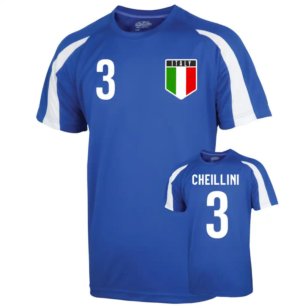 Italy Sports Training Jersey (chiellini 3) - Kids_1