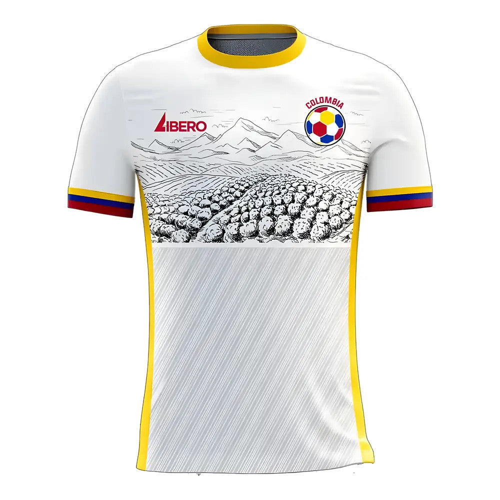 Colombia 2025-2026 Away Concept Football Kit (Libero) - Kids (Long Sleeve)_0
