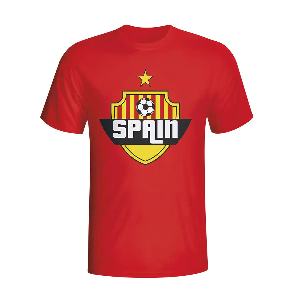 Spain Country Logo T-shirt (red) - Kids_1