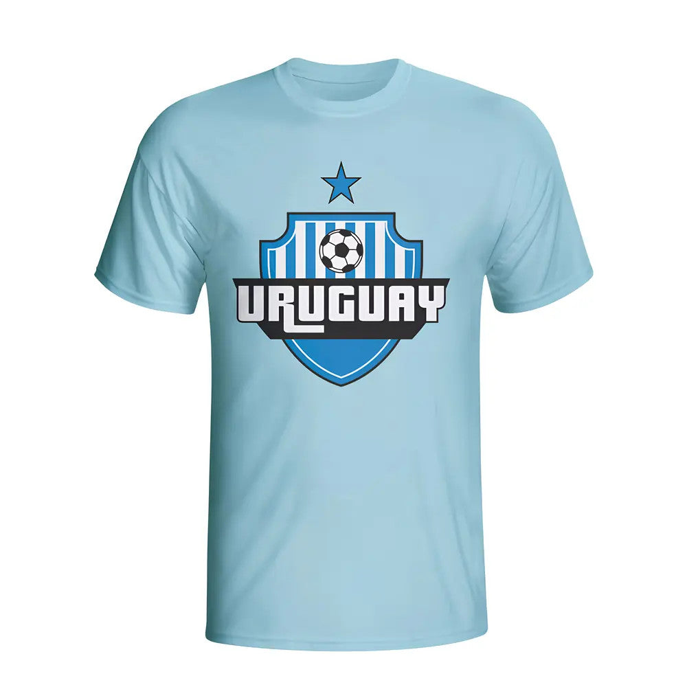 Uruguay Country Logo T-shirt (sky Blue) - Kids_1