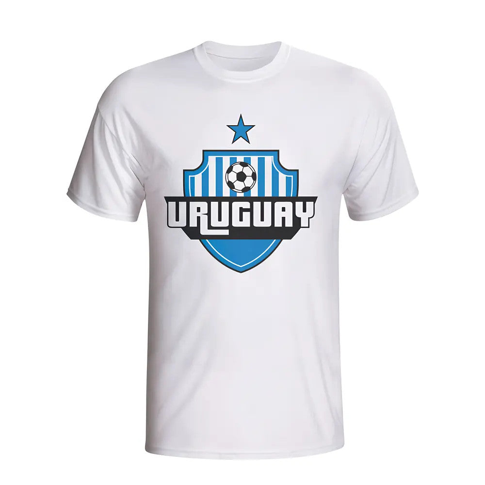 Uruguay Country Logo T-shirt (white) - Kids_0