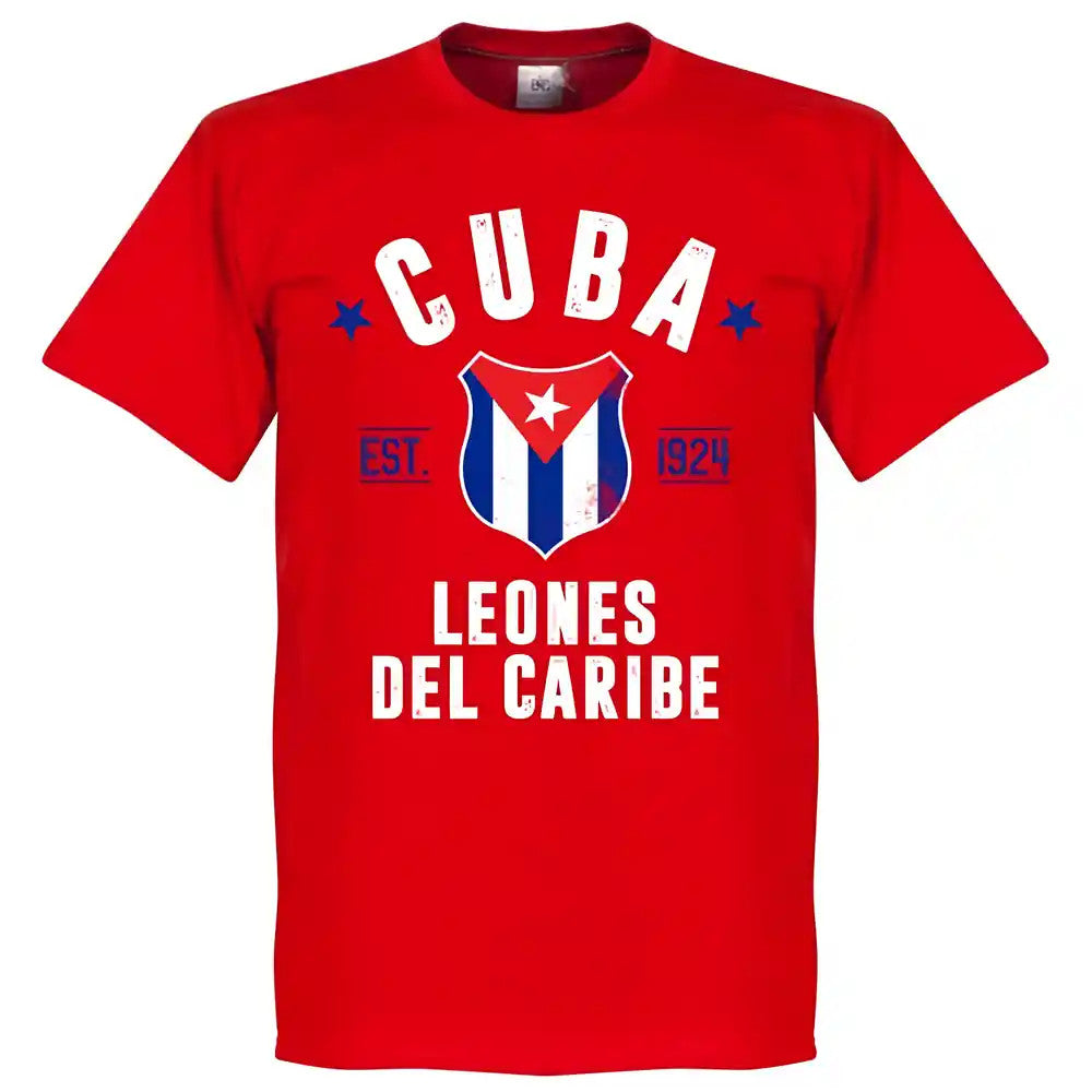 Cuba Established T-Shirt - Red_1