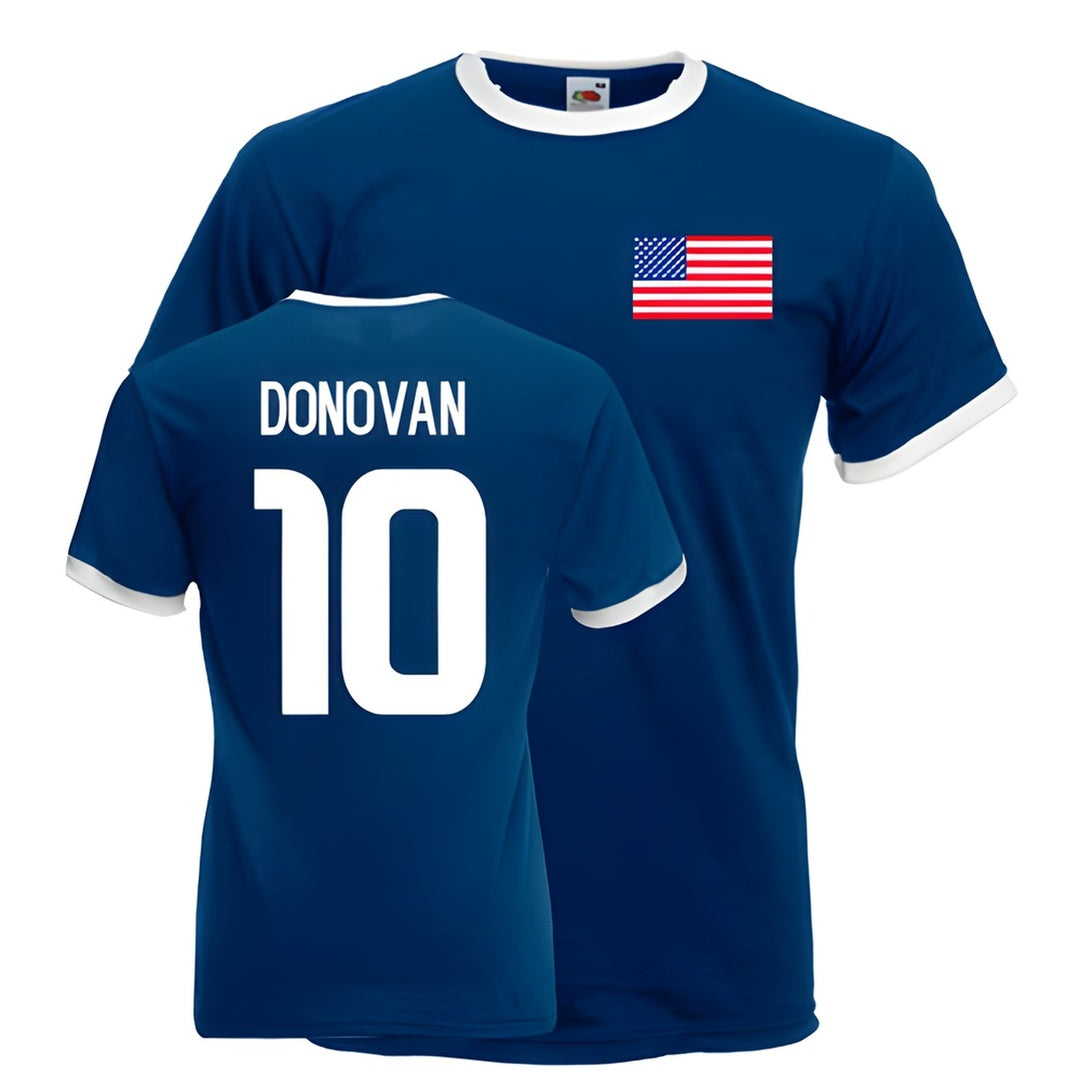 Landon Donovan Usa Ringer Tee (navy)_0