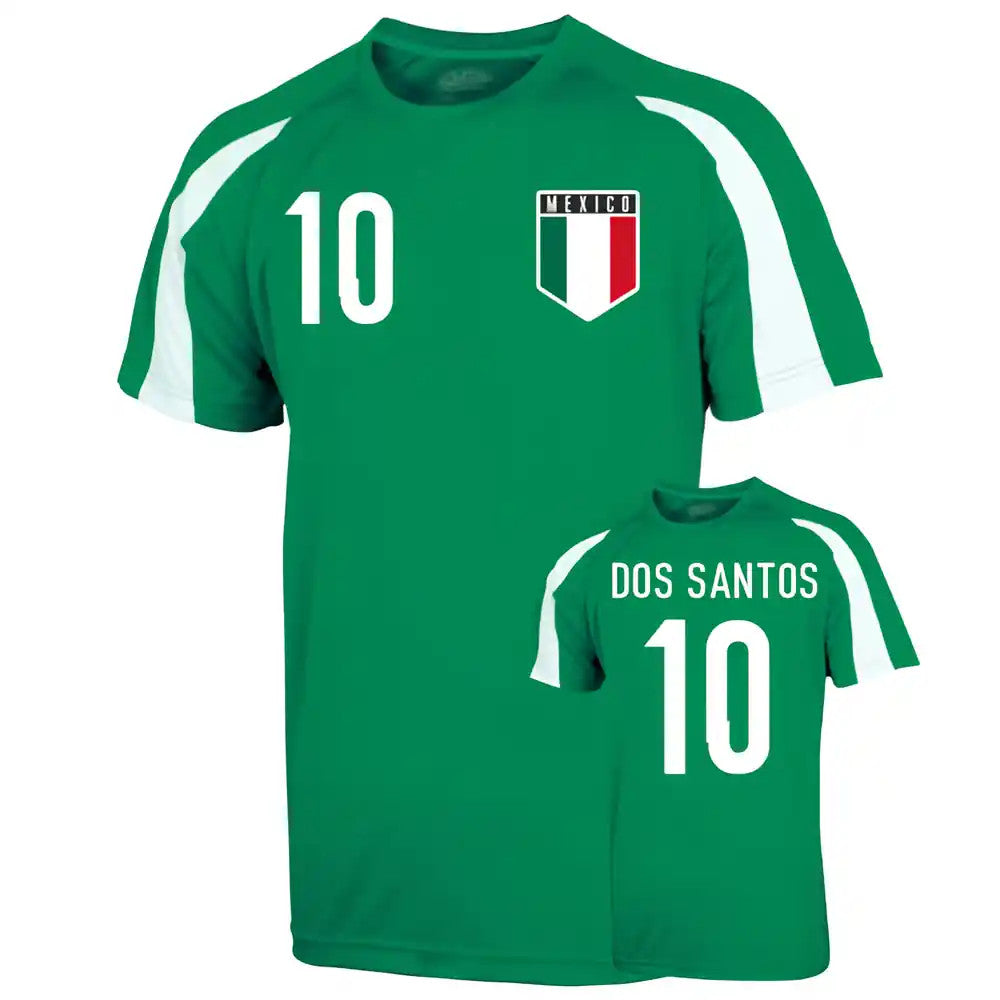 Mexico Sports Training Jersey (dos Santos 10) - Kids_1