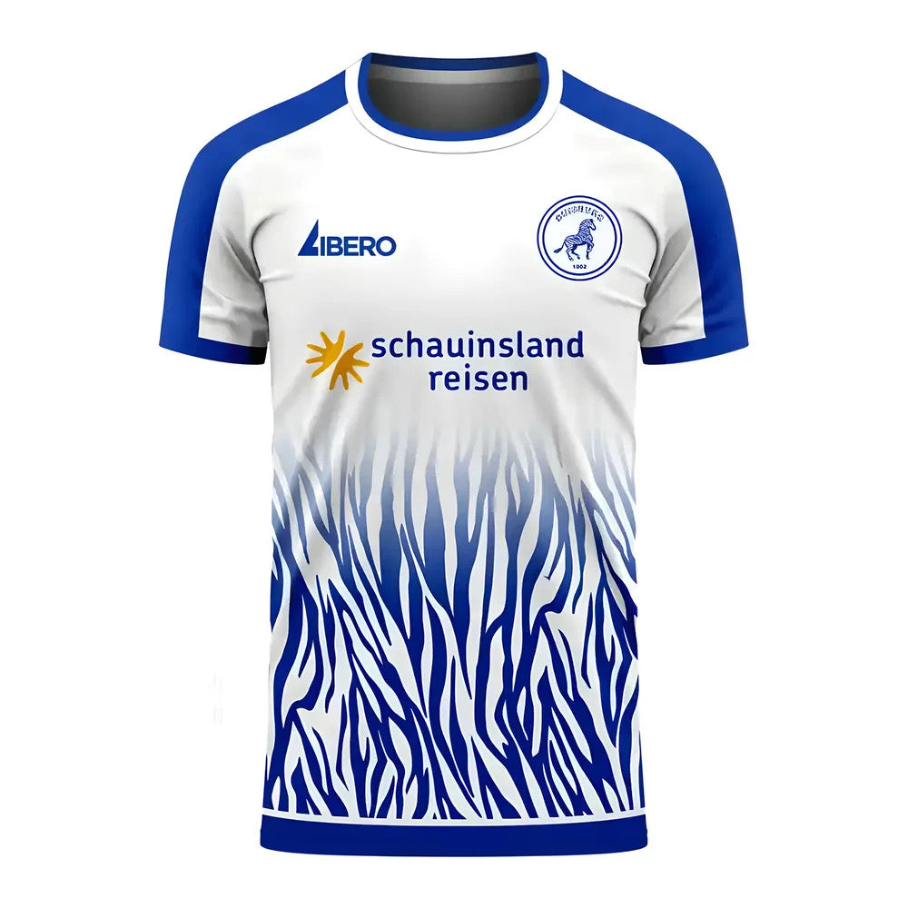 Duisburg 2025-2026 Home Concept Football Kit (Libero) - Kids_0