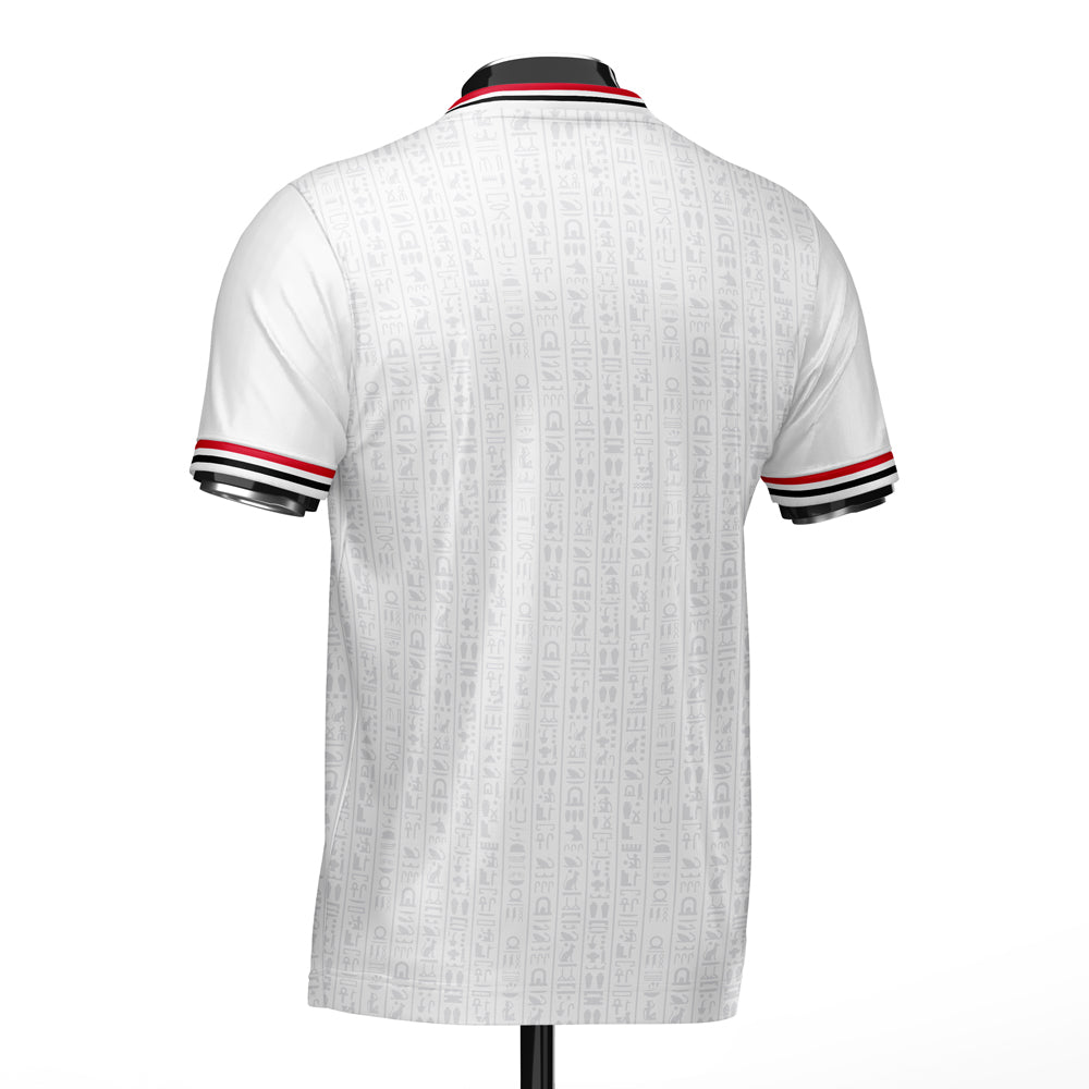 Egypt DNA White Concept Football Jersey (Wolvate) Kids Short Sleeve_1