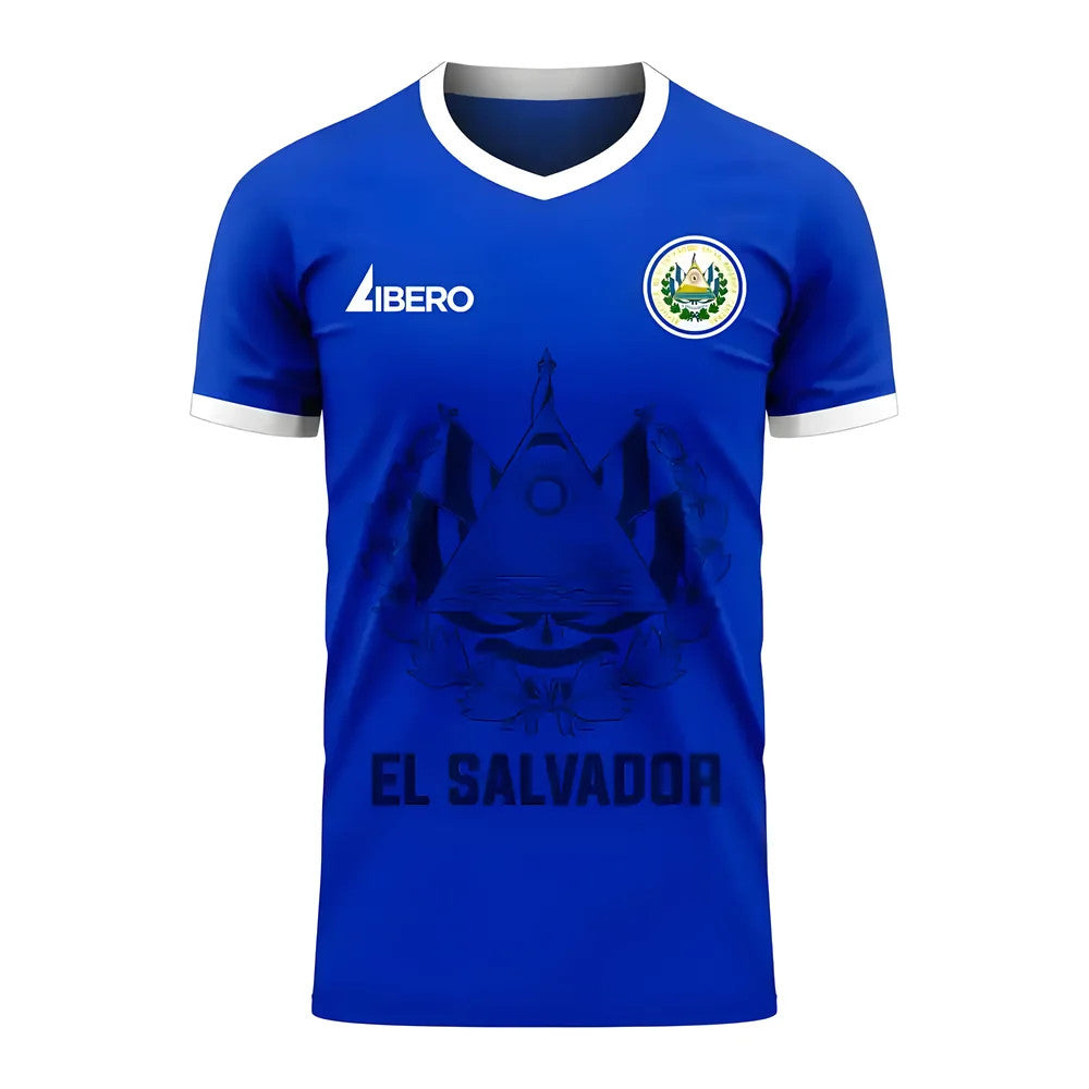El Salvador 2025-2026 Home Concept Football Kit (Libero) - Kids_0