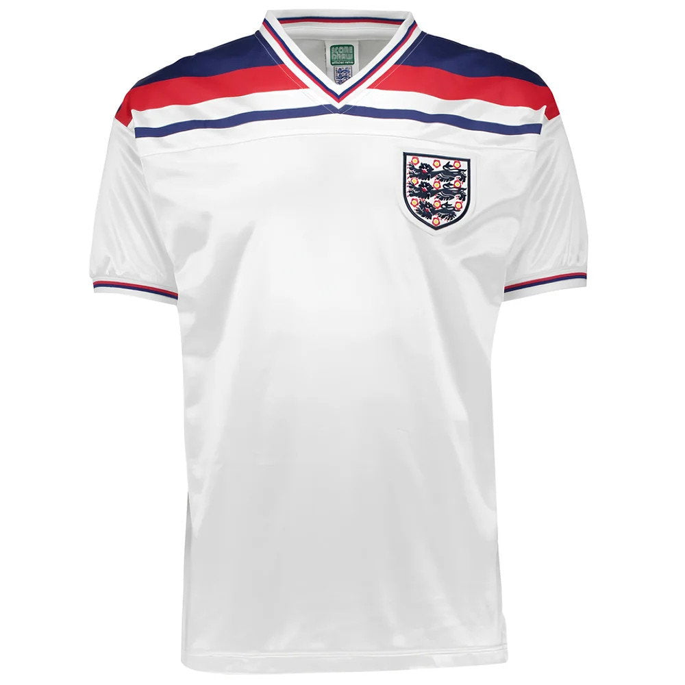 Score Draw England World Cup 1982 Home Shirt (Mills 12)_1