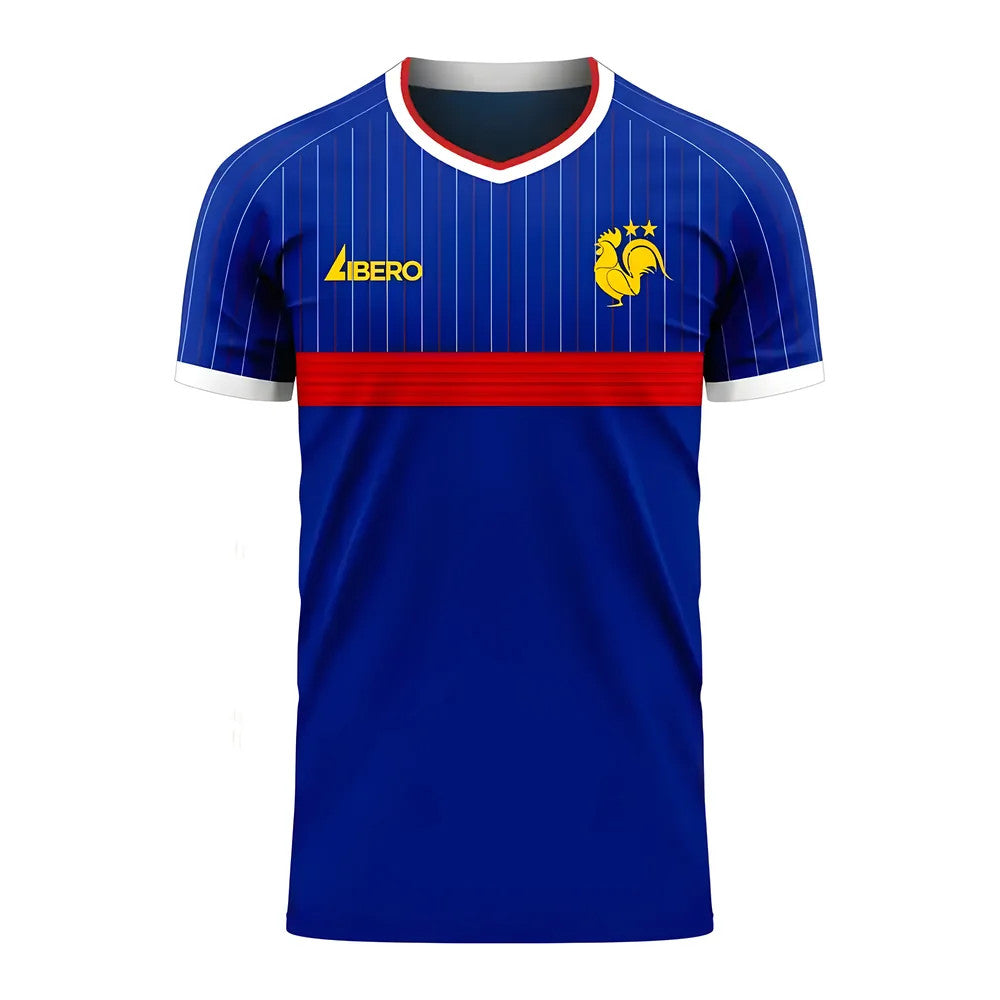 France 2025-2026 Home Concept Football Kit (Libero) - Kids (Long Sleeve)_0