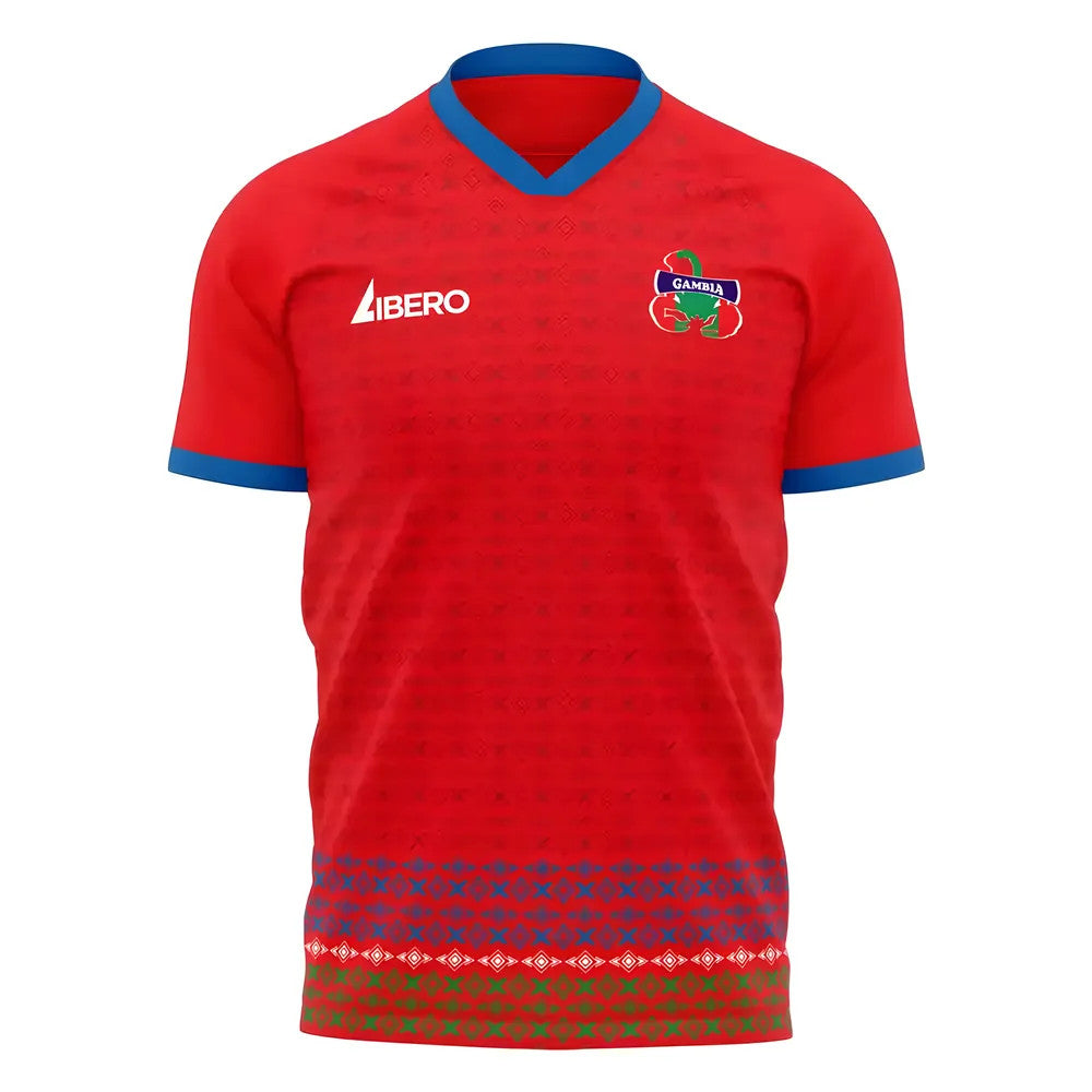  Gambia 2025-2026 Home Concept Football Kit (Libero)_0