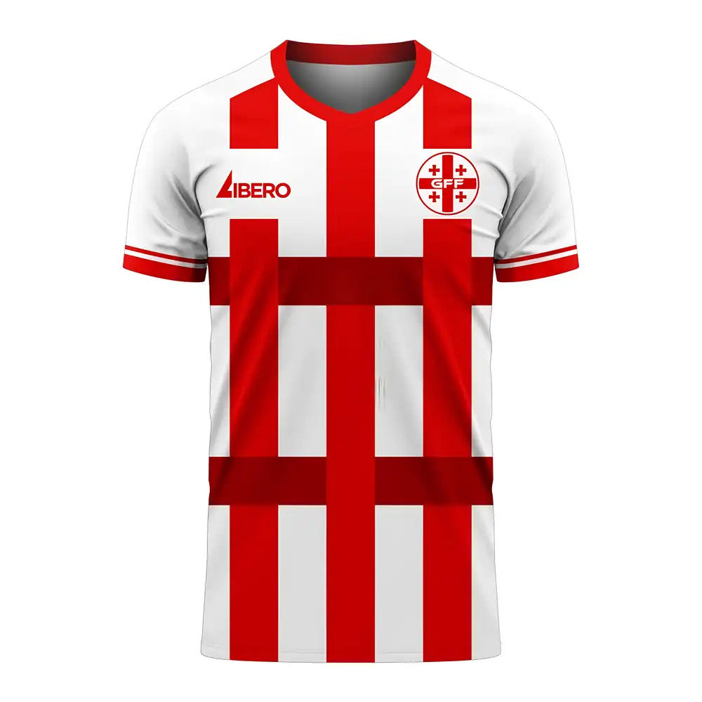 Georgia 2025-2026 Home Concept Football Kit (Libero) - Adult Long Sleeve_0