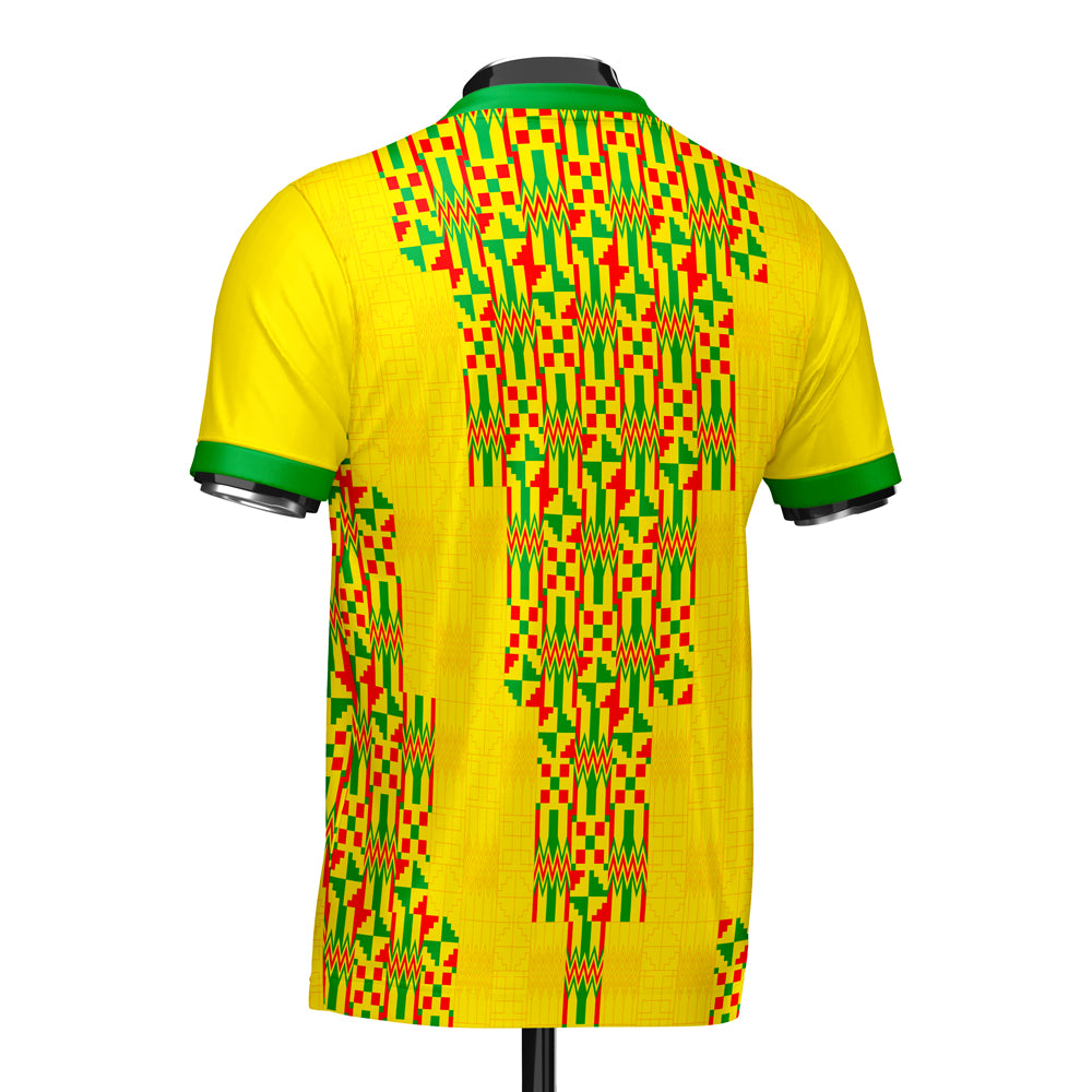 Ghana Heritage Football Jersey (Wolvate) Kids Short Sleeve_1