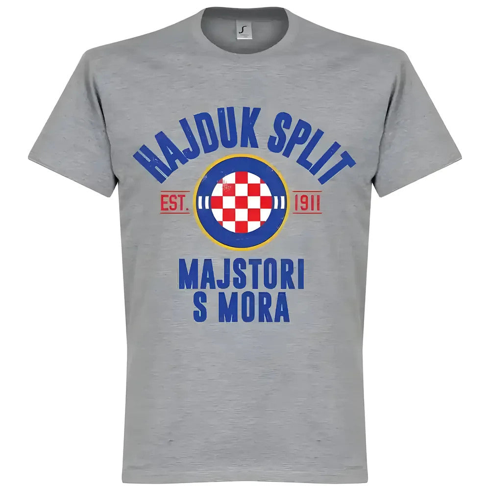 Hajduk Split Established T-Shirt - Grey_1