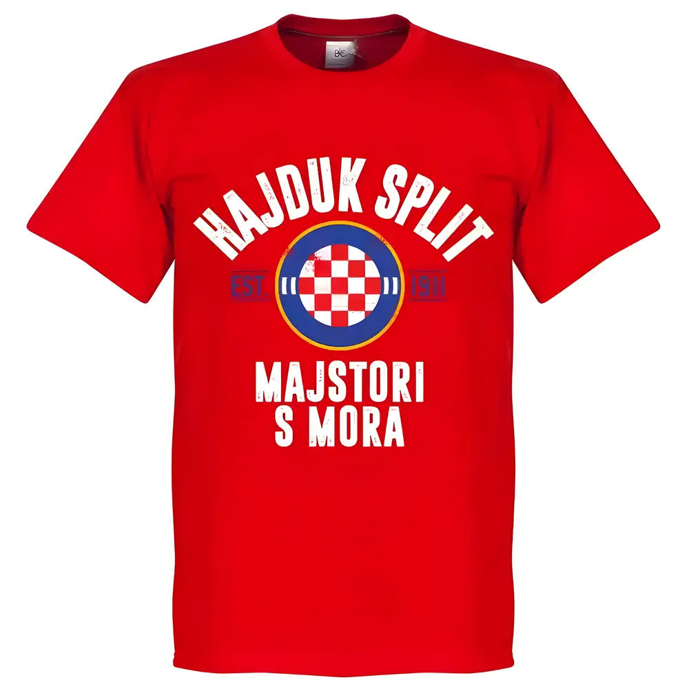 Hajduk Split Established T-Shirt - Red_0