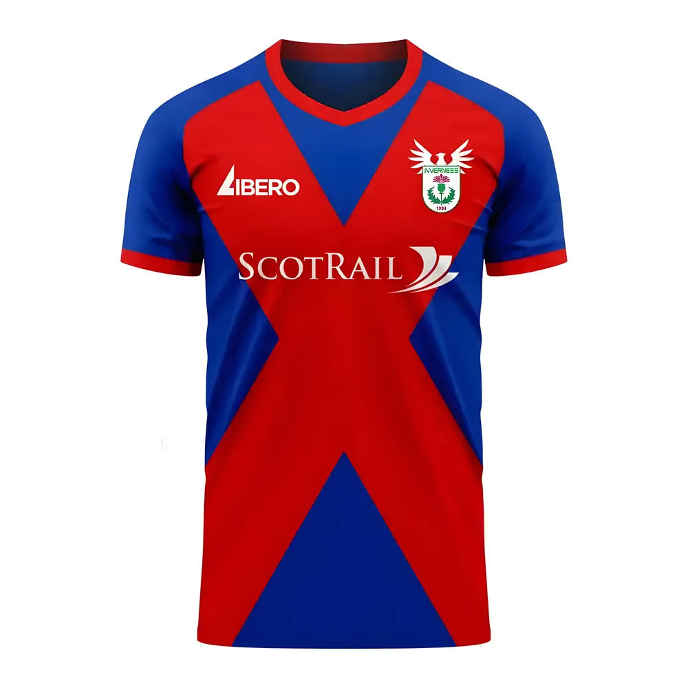 Inverness 2025-2026 Home Concept Football Kit (Libero) - Kids_0