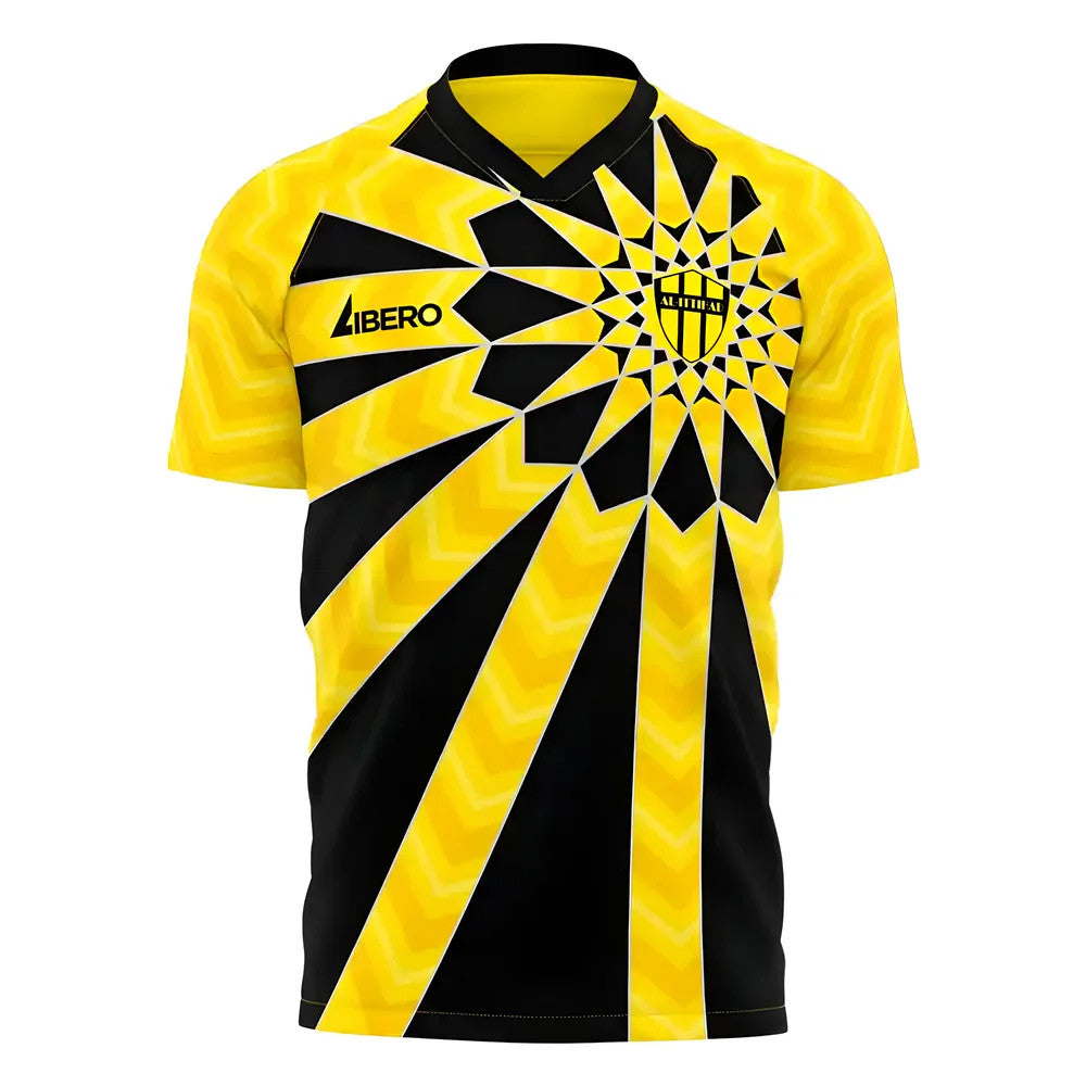  Al-Ittihad 2025-2026 Home Concept Football Kit (Libero) - Kids_0