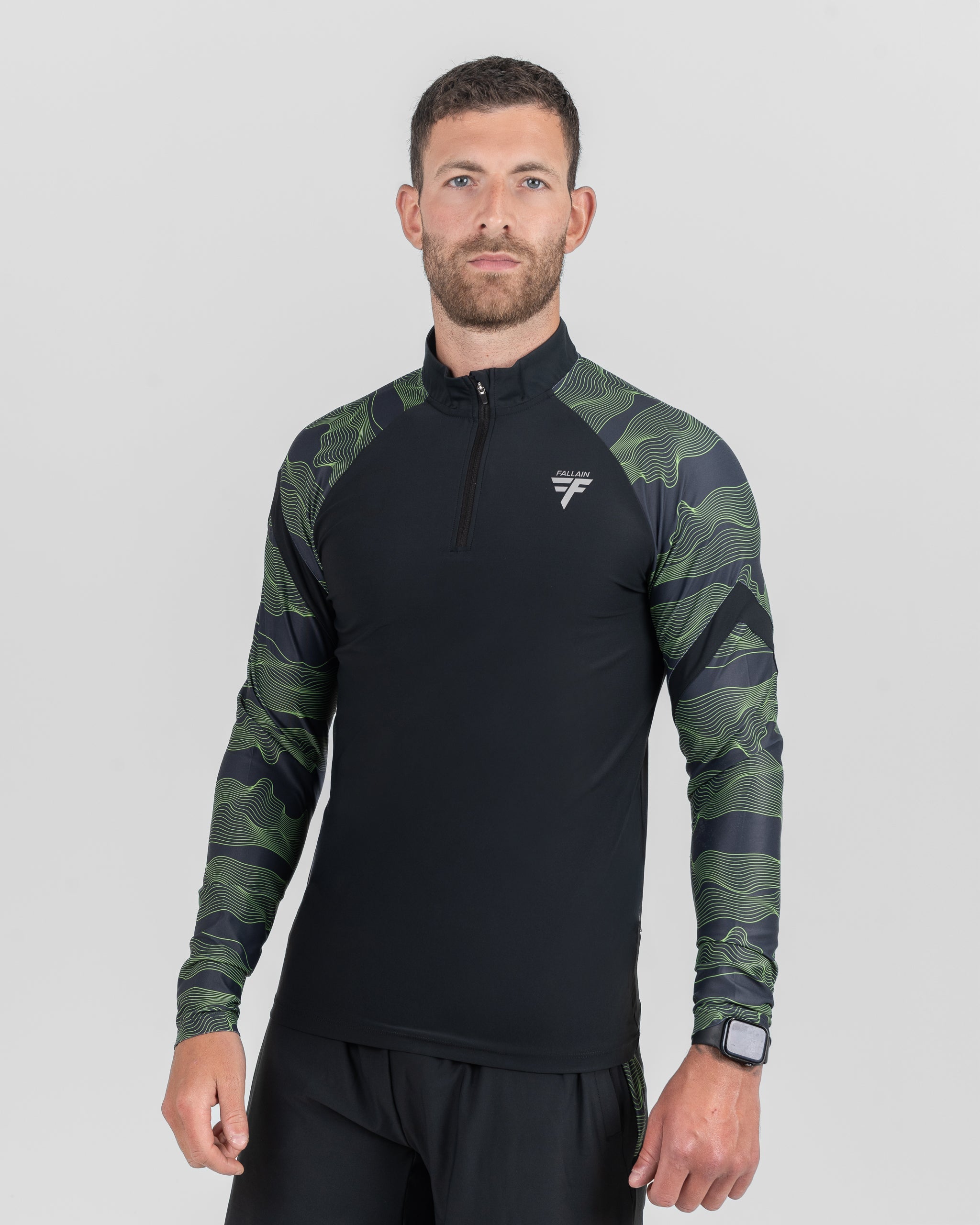 Fallain Fitness  Uaine 1/4 Zip Top