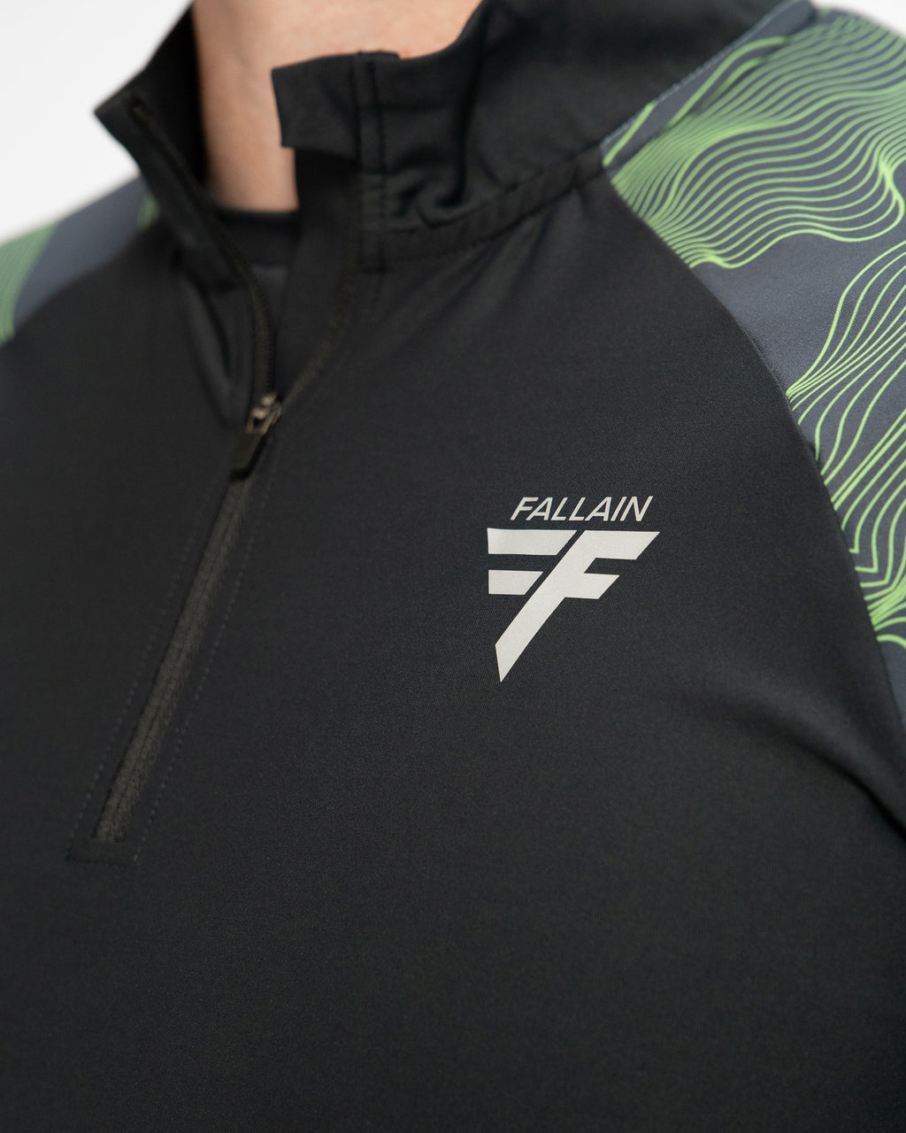 Fallain Fitness  Uaine 1/4 Zip Top