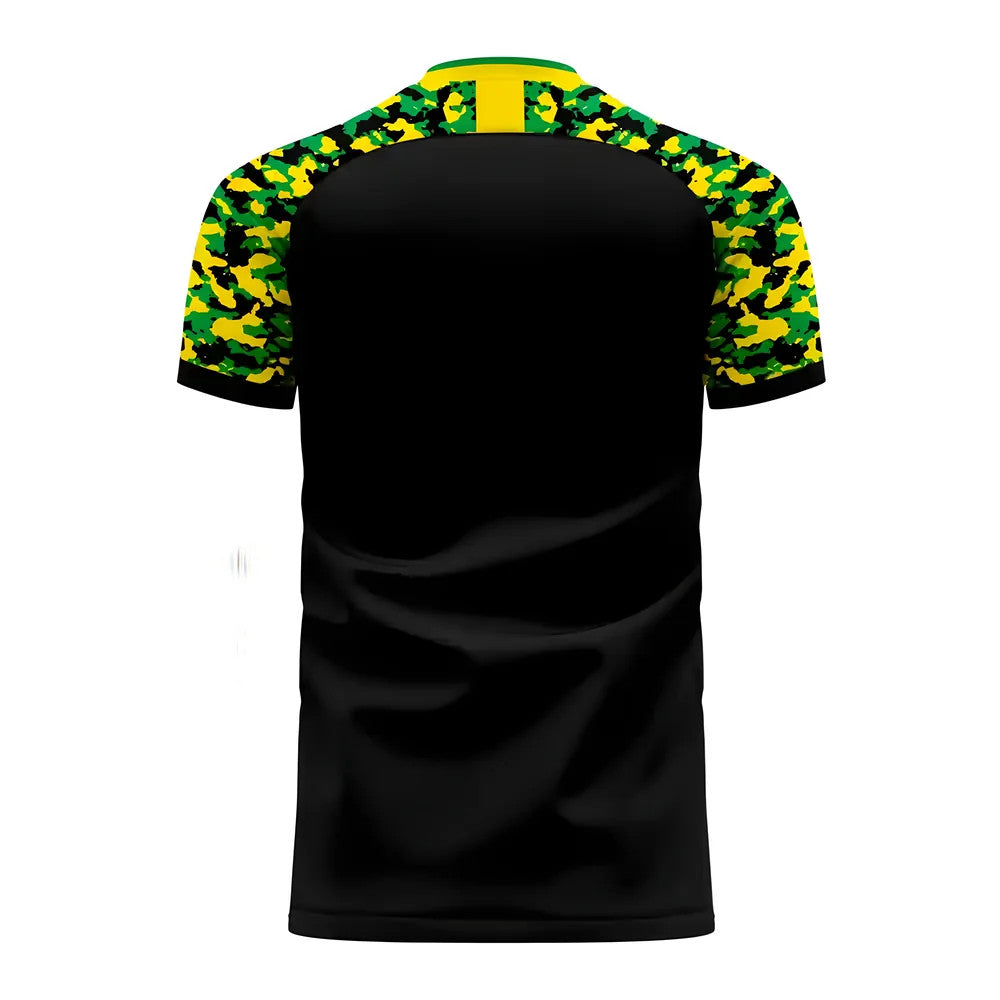 Jamaica 2020-2021 Away Concept Football Kit (Fans Culture) - Kids (Long Sleeve)_1