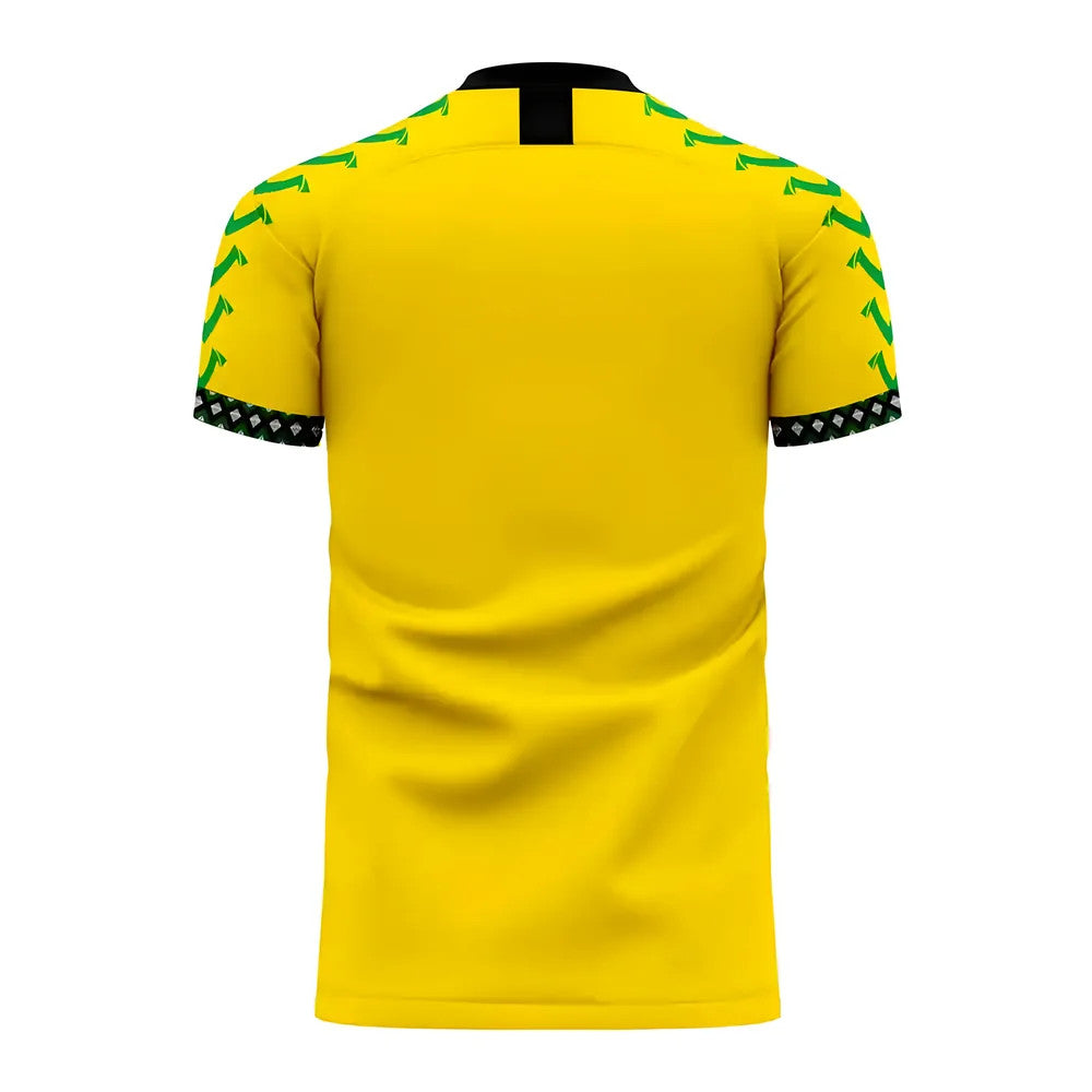 Jamaica 2025-2026 Home Concept Football Kit (Viper) - Kids (Long Sleeve)_1