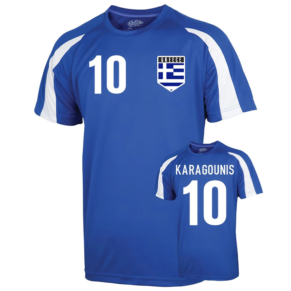 Greece Sports Training Jersey (karagounis 10) - Kids_0