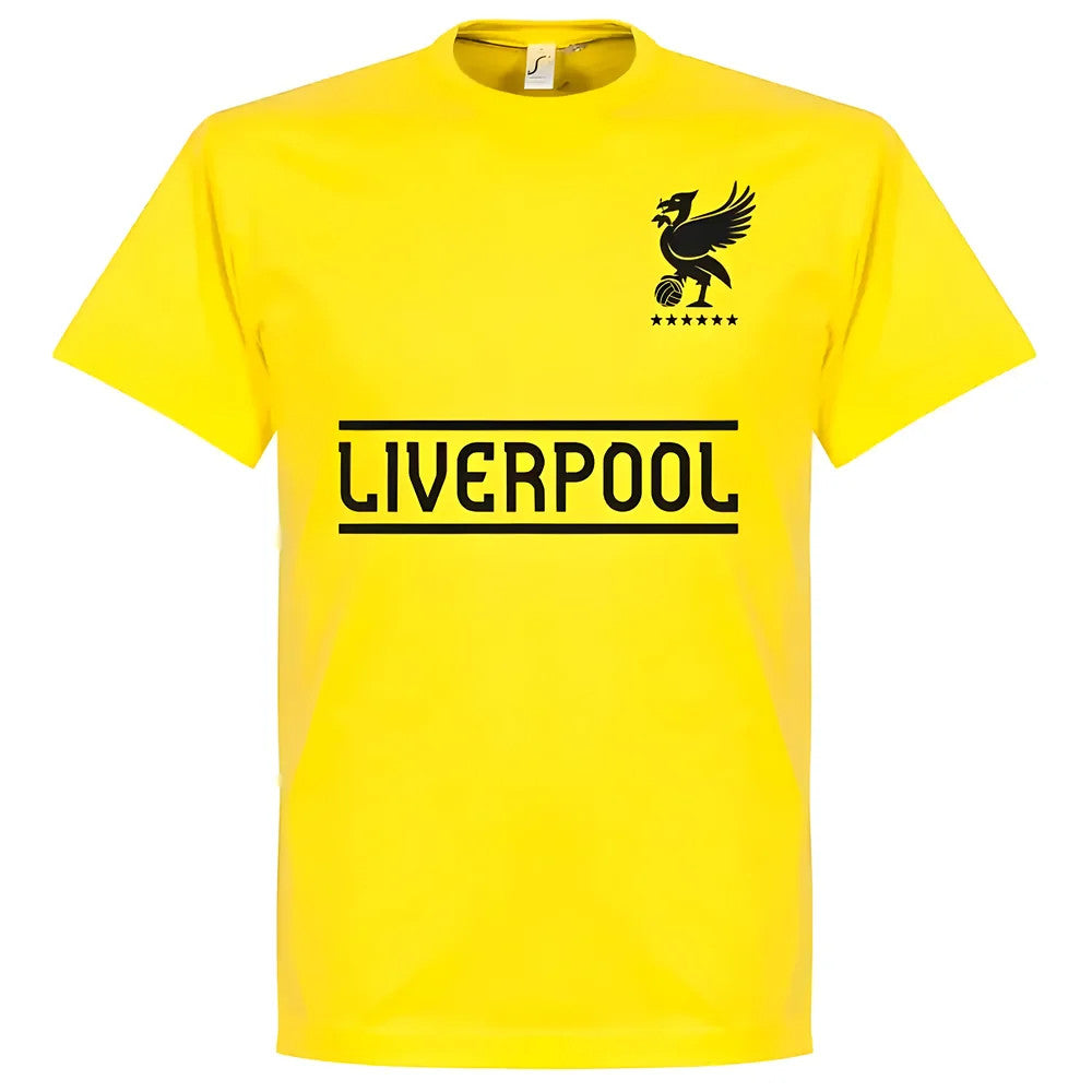 Liverpool Team T-Shirt - Yellow_0