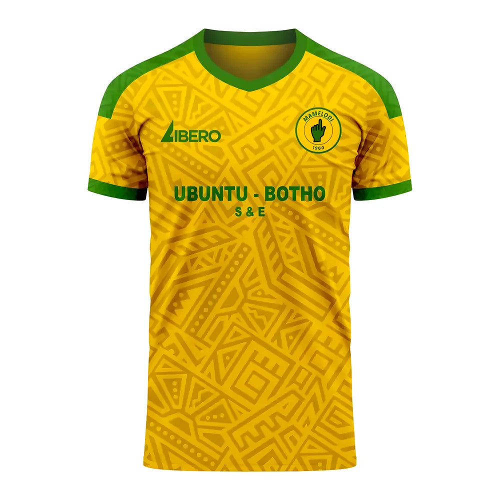 Mamelodi Sundowns 2025-2026 Home Concept Football Kit (Libero) - Kids_0