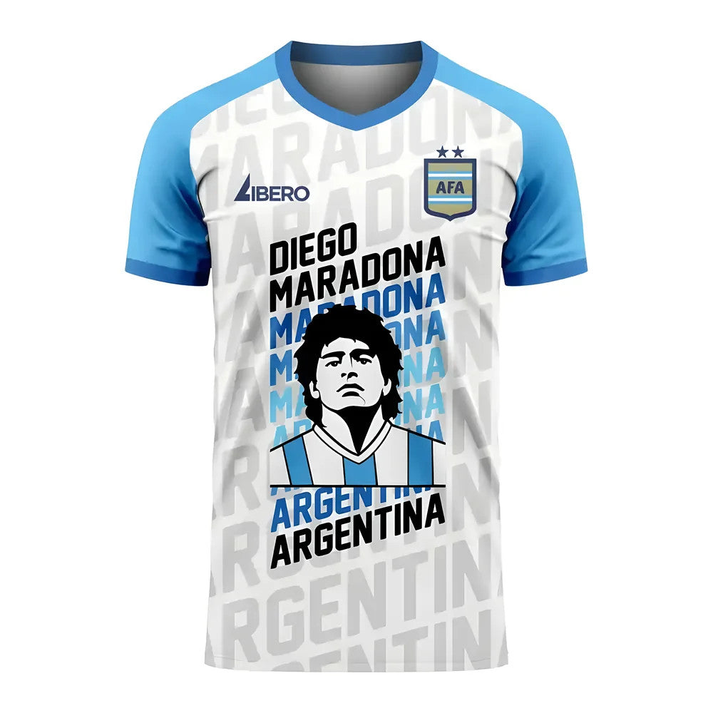 Diego Maradona Exclusive Concept Shirt (White) - Kids_0