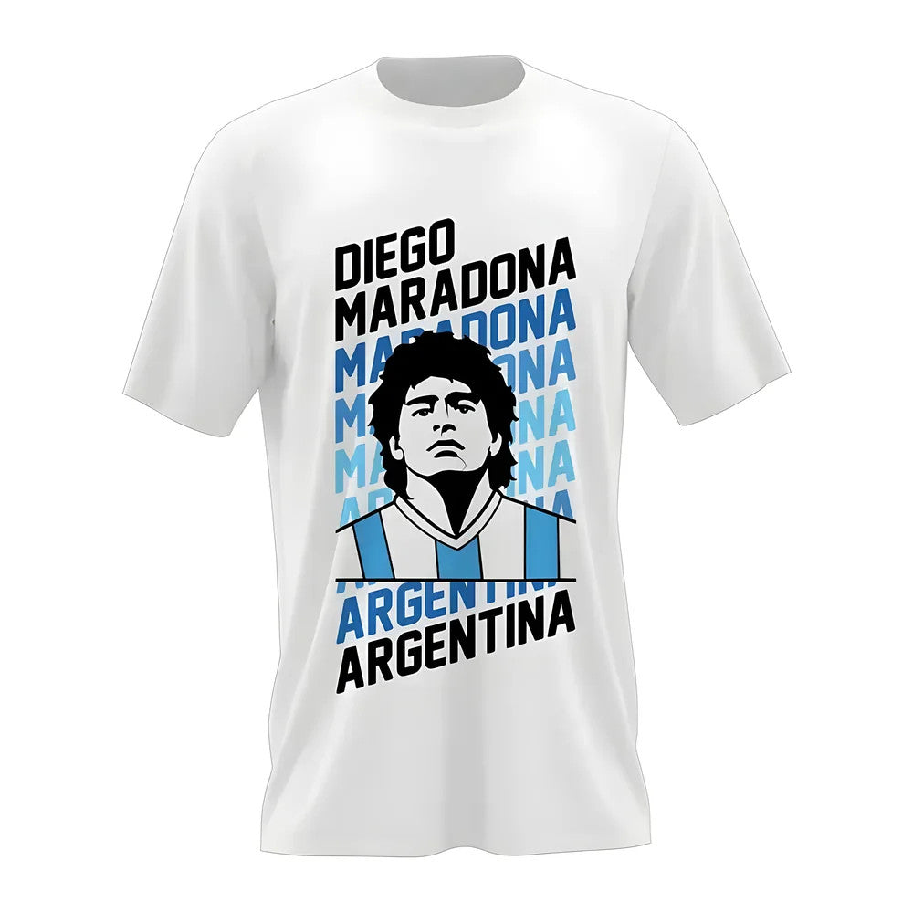 Diego Maradona Tribute Tee (White)_1