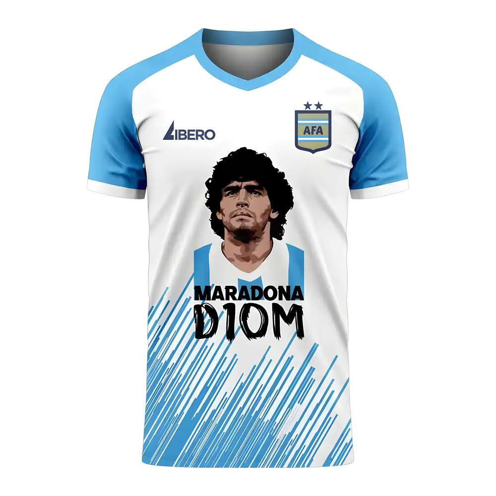 Diego Maradona D10M Concept Shirt (White) - Little Boys_0