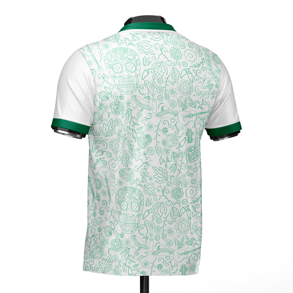Mexico Heritage Football Jersey (Wolvate) Kids Short Sleeve_1