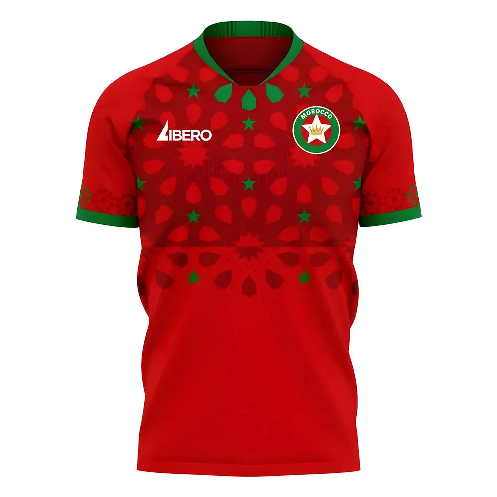 Morocco 2025-2026 Away Concept Football Kit (Libero) - Kids_0