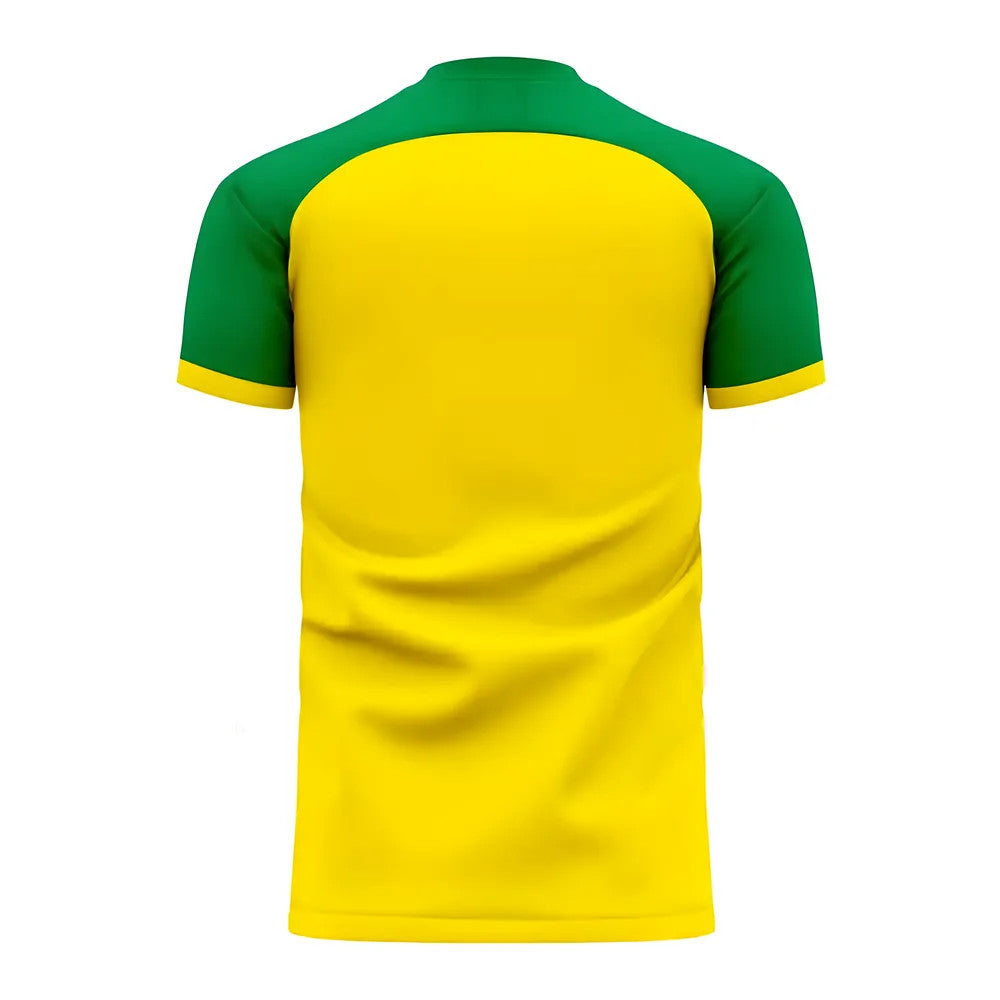 Nantes 2025-2026 Home Concept Football Kit (Libero) - Kids (Long Sleeve)_1
