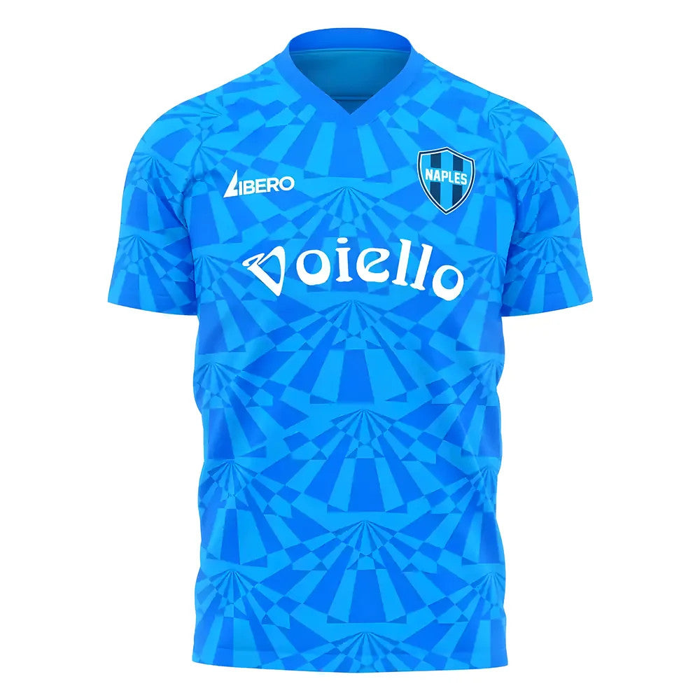 Napoli 1990s Home Concept Football Kit (Libero) - Kids (Long Sleeve)_0