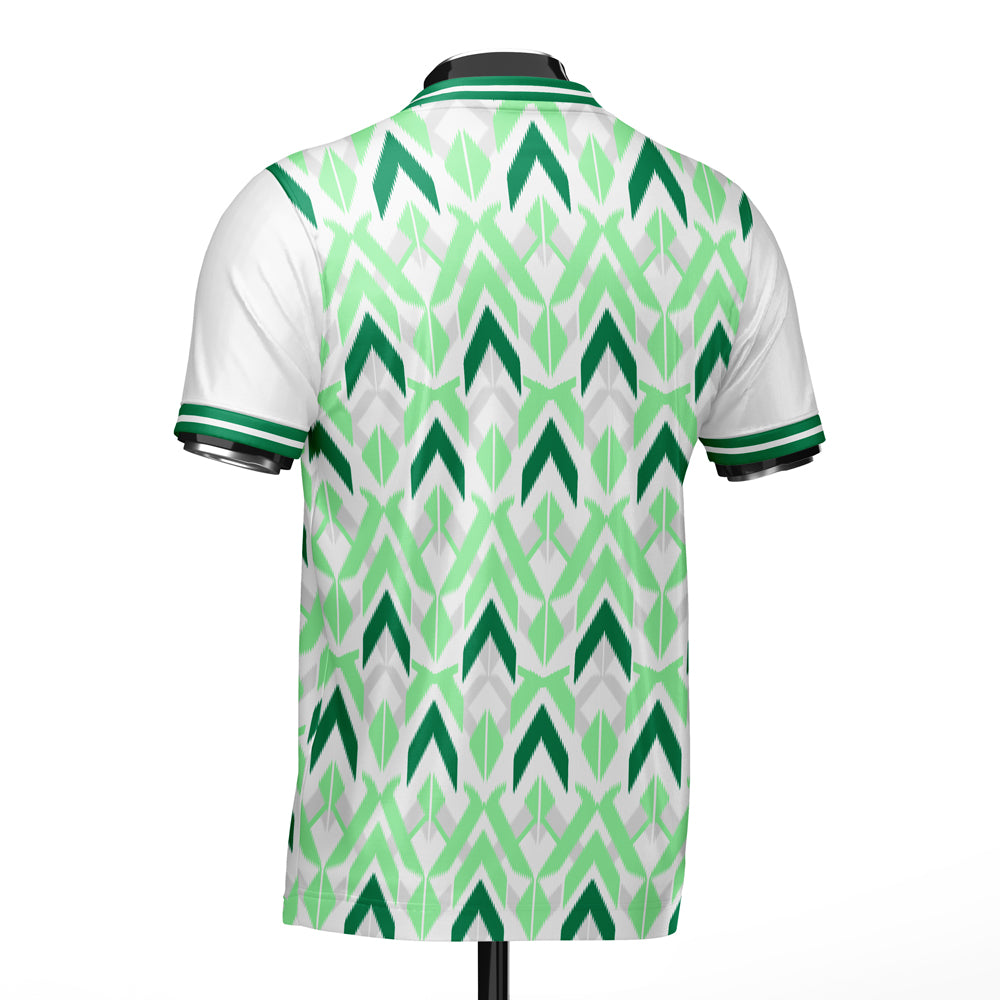Nigeria DNA Green Concept Football Jersey (Wolvate) Kids Short Sleeve_1