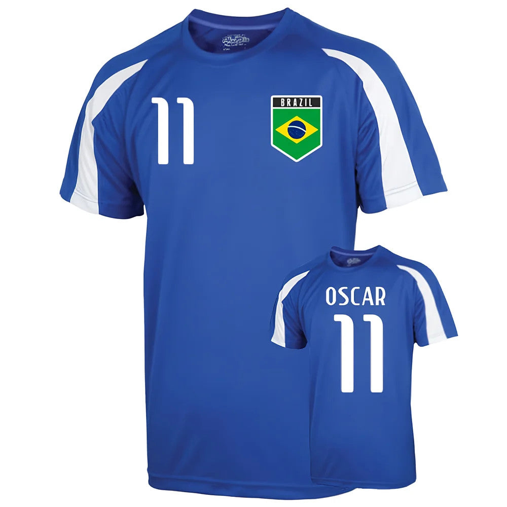 Brazil Sports Training Jersey (oscar 11) - Kids_1