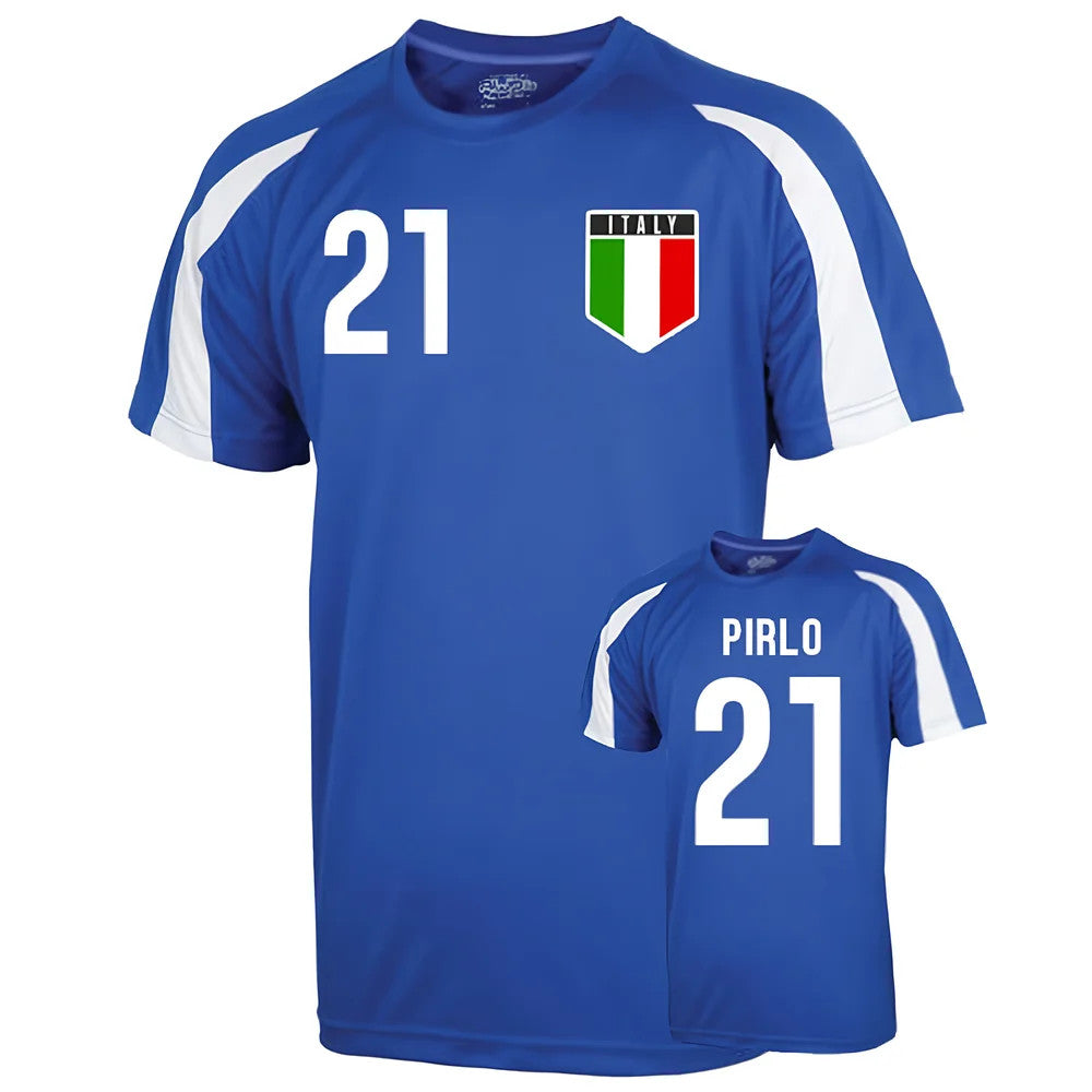 Italy Sports Training Jersey (pirlo 21) - Kids_1