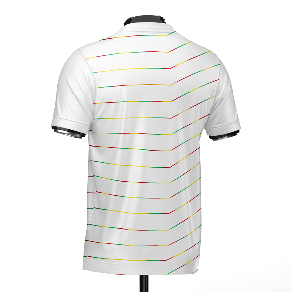 Portugal Heritage Football Jersey White (Wolvate) kids Kids Short Sleeve_1